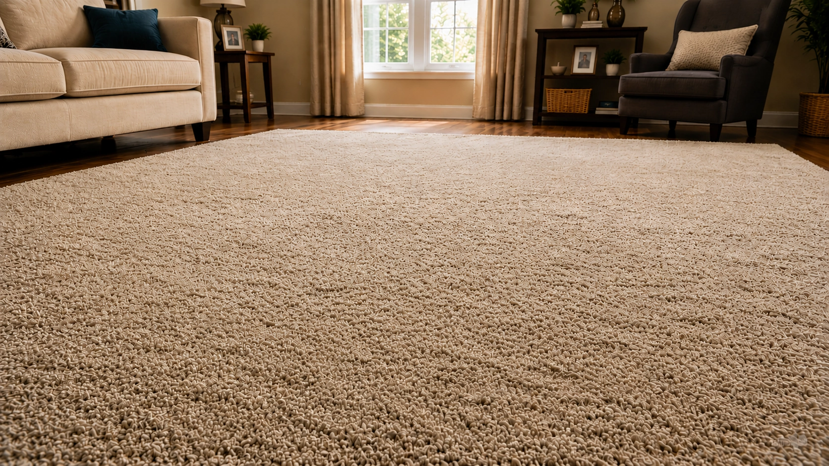 Carpets after our cleaning service