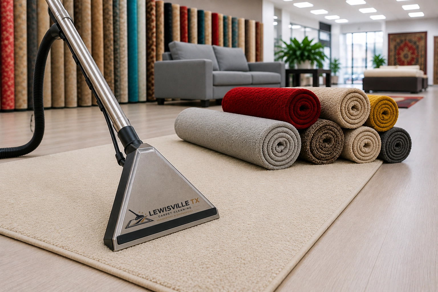 Deep carpet cleaning service