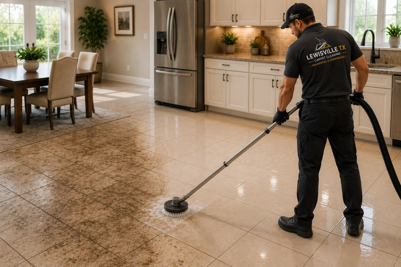 Residential Tile and Grout Cleaning Lewisville Texas
