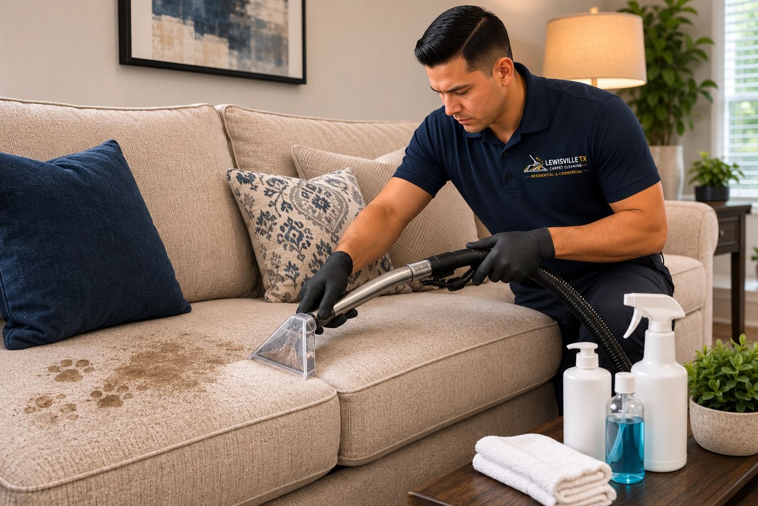 Remove upholstery Hidden Dirt